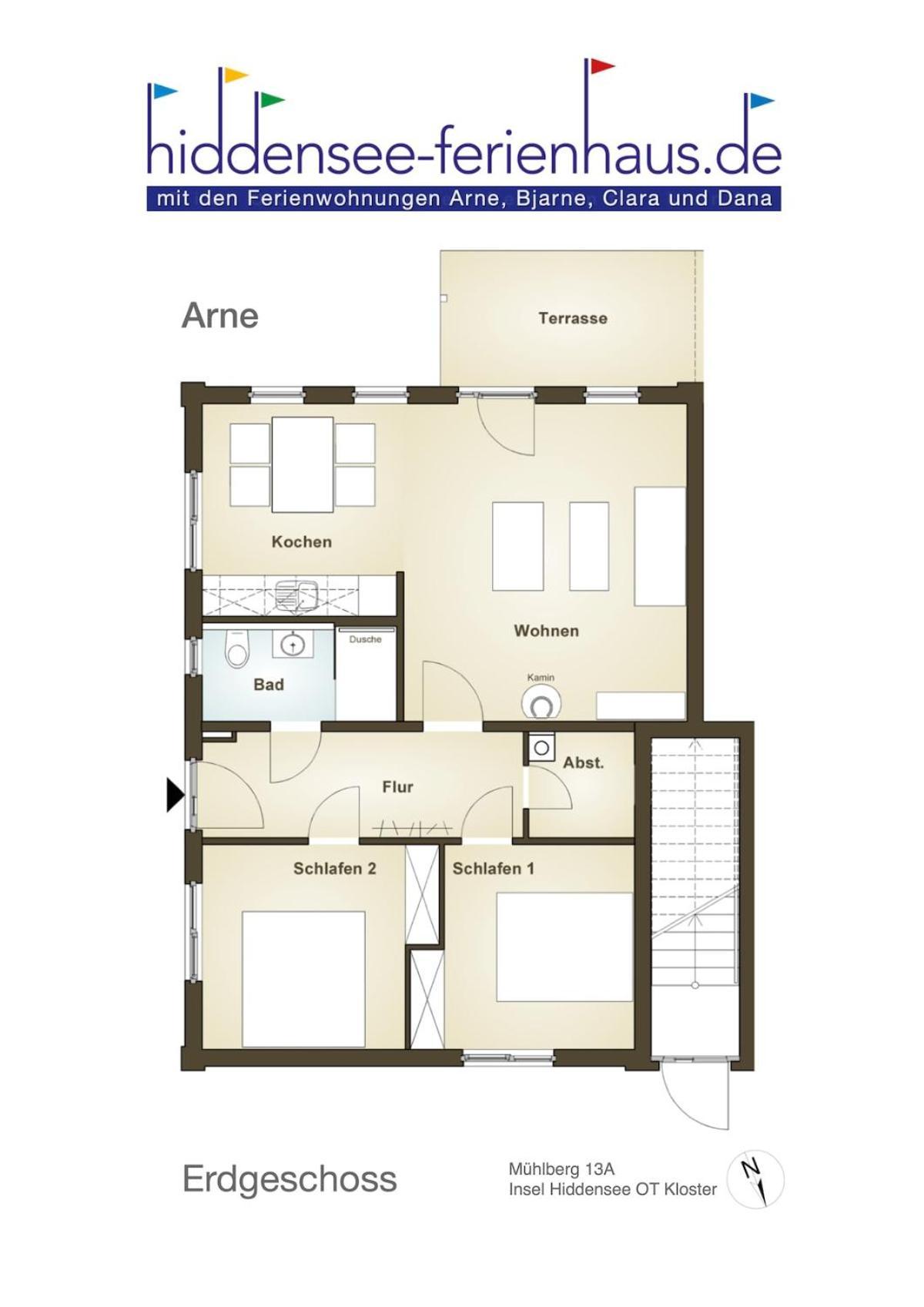 Fewo Arne - Hiddensee Ferienhaus Kloster Ngoại thất bức ảnh